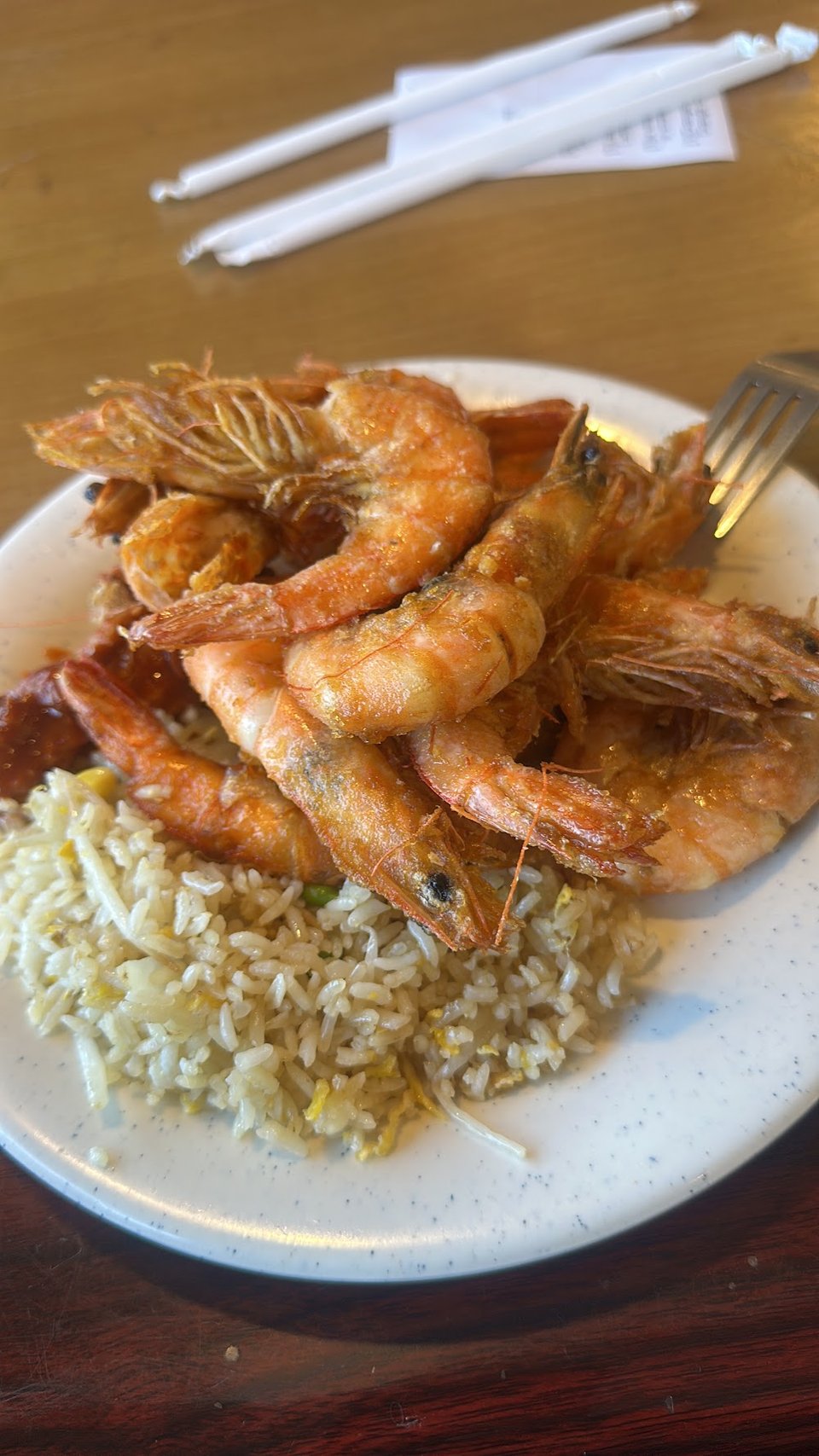 Fried Shrimp with Fried Rice